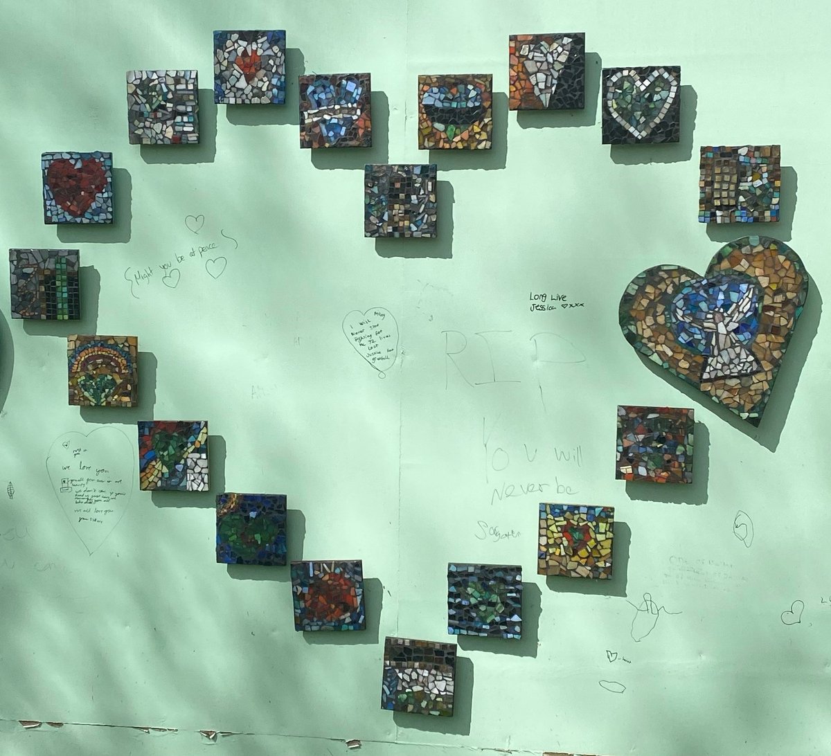 We remember today, as we remember every day, those we have lost. #foreverinourhearts💚