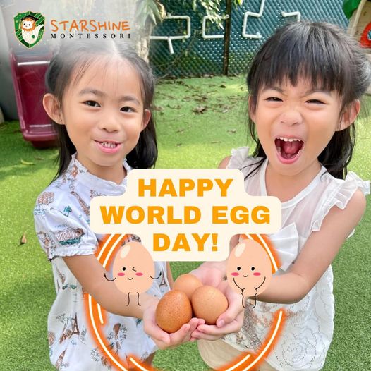 starshinemontes's tweet photo. 🥚🍳Happy World Egg Day from Starshine Montessori! 🎆Eggs are not just nutritious treats but also amazing teaching tools! From balance games to lessons on nutrition, there's so much to 'eggsplore'!
#WorldEggDay #starshinemontessori #singaporemontessorischool https://t.co/JSNaw1w16N