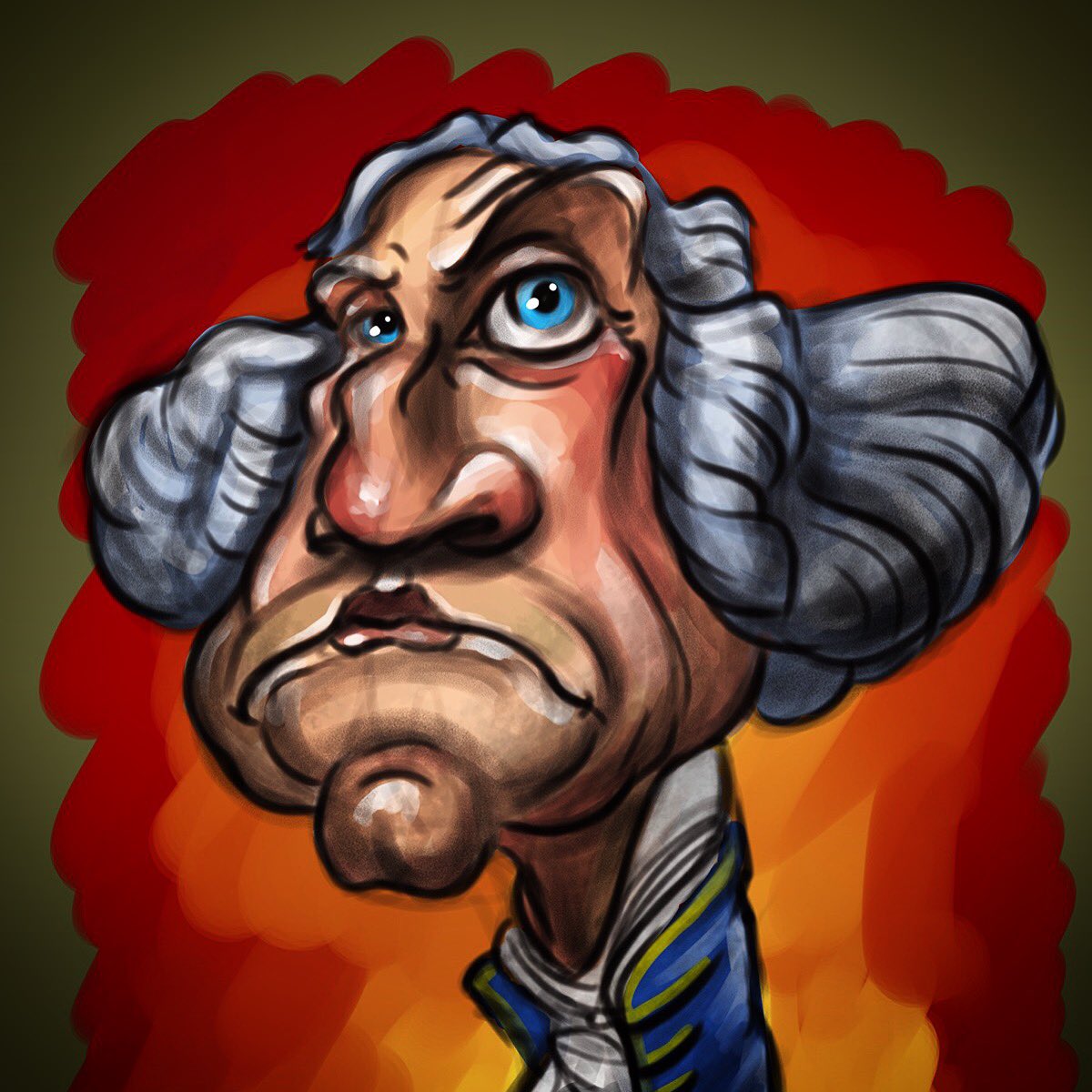 MichaelClarida's tweet photo. Caricature portraits done on the @surface are simply presidential! Surface can draw!!! #surface #caricature #President #Microsoft https://t.co/UDI0WnHF7j