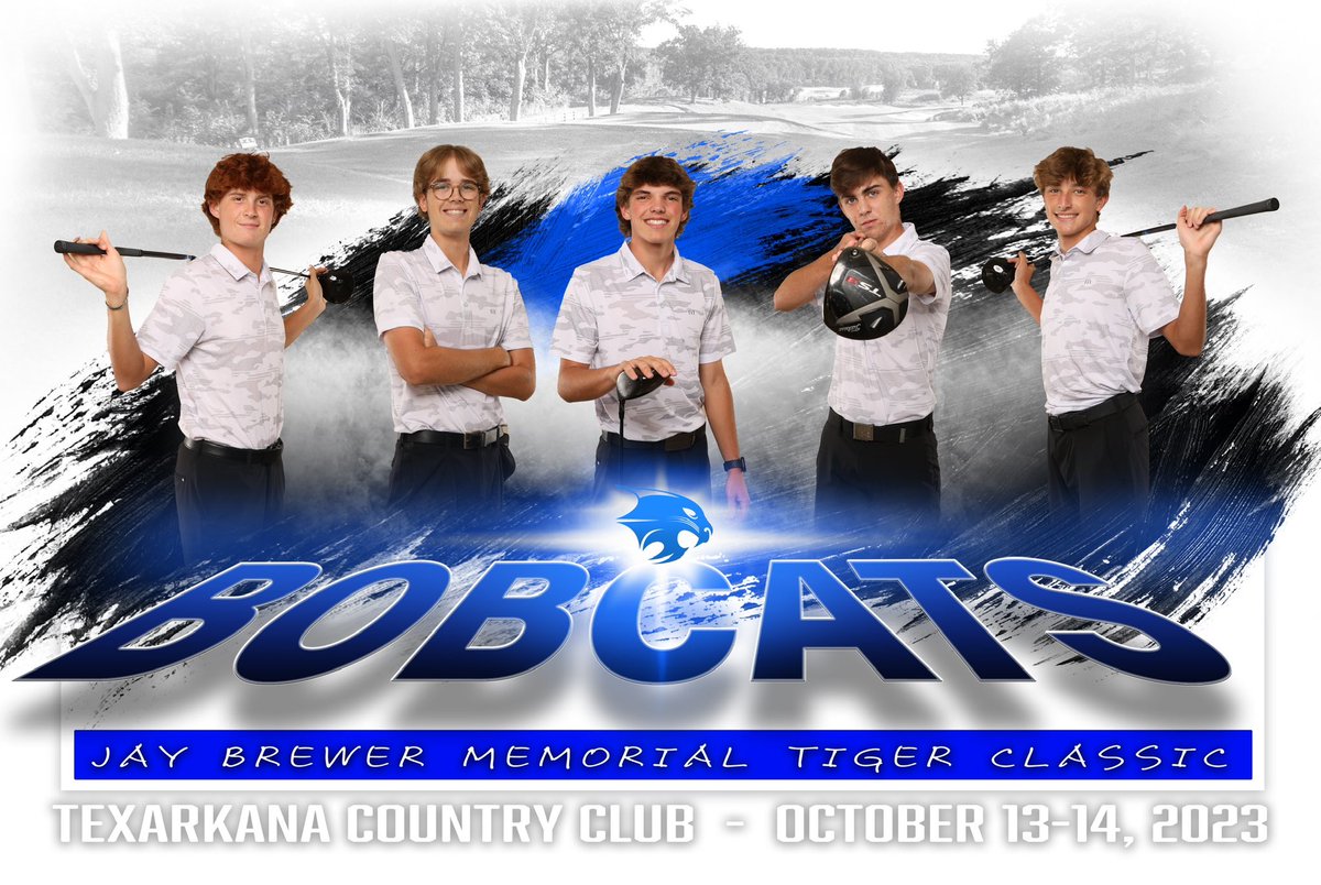 BNHSgolf's tweet image. It’s GAME DAY at Texarkana Country Club for the Bobcat Varsity boys. See tee times below and follow scores on the TX HS Golf app. 
Aaron 8:50
Cooper 9:00
Tyler 9:10
Jacob 9:20
Austin 9:30