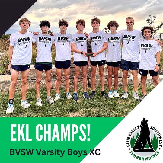 Amazing job to our kids last night at the EKL Championship.

Girls JV - 6th
Boys JV - 1st (first in school history)
Girls V - 3rd (top Blue Valley)
Boys V - 1st (back-to-back)

Zach Brewington in the JV Boys &amp; 
Izzy Ross in the Girls Varsity WIN individual Championships!