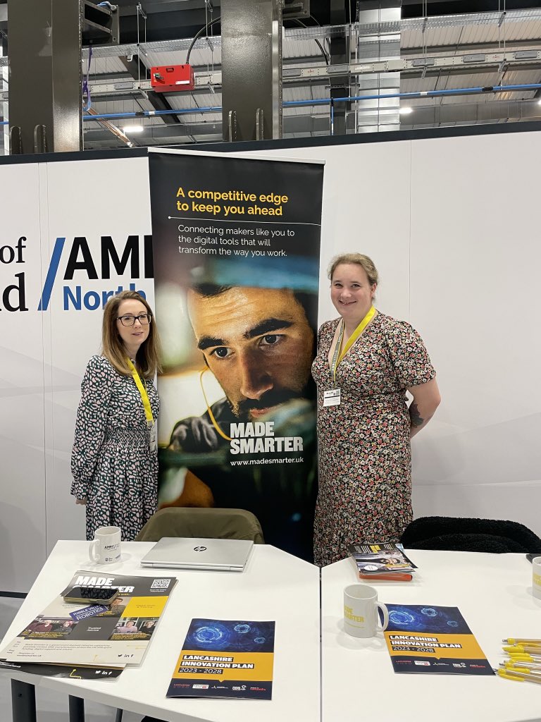 Lancashire Innovation Team (@lancsinnovation) on Twitter photo It’s great to have <a href="/MadeSmarterUK/">MadeSmarterUK</a> here with us today at the Lancashire Innovation Festival 2023! 🙌
Head over to their stand to find out more about what they do! 🤝
#LANIF23 It’s great to have <a href="/MadeSmarterUK/">MadeSmarterUK</a> here with us today at the Lancashire Innovation Festival 2023! 🙌
Head over to their stand to find out more about what they do! 🤝
#LANIF23
