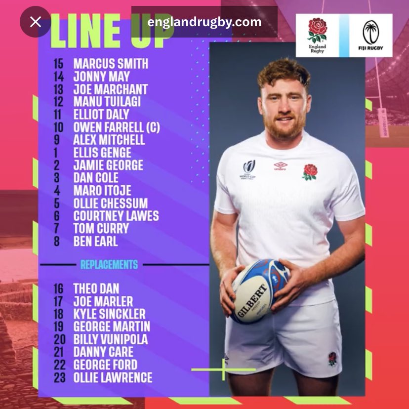 As inventive &amp; exciting as Smith at full-back is, you feel for Ford &amp; Steward. Neither deserve to be dropped. A World Cup quarter-final and a coach still searching for his best XV. Brave? We’ll find out on Sunday <a href="/ITVRugby/">ITV Rugby</a>