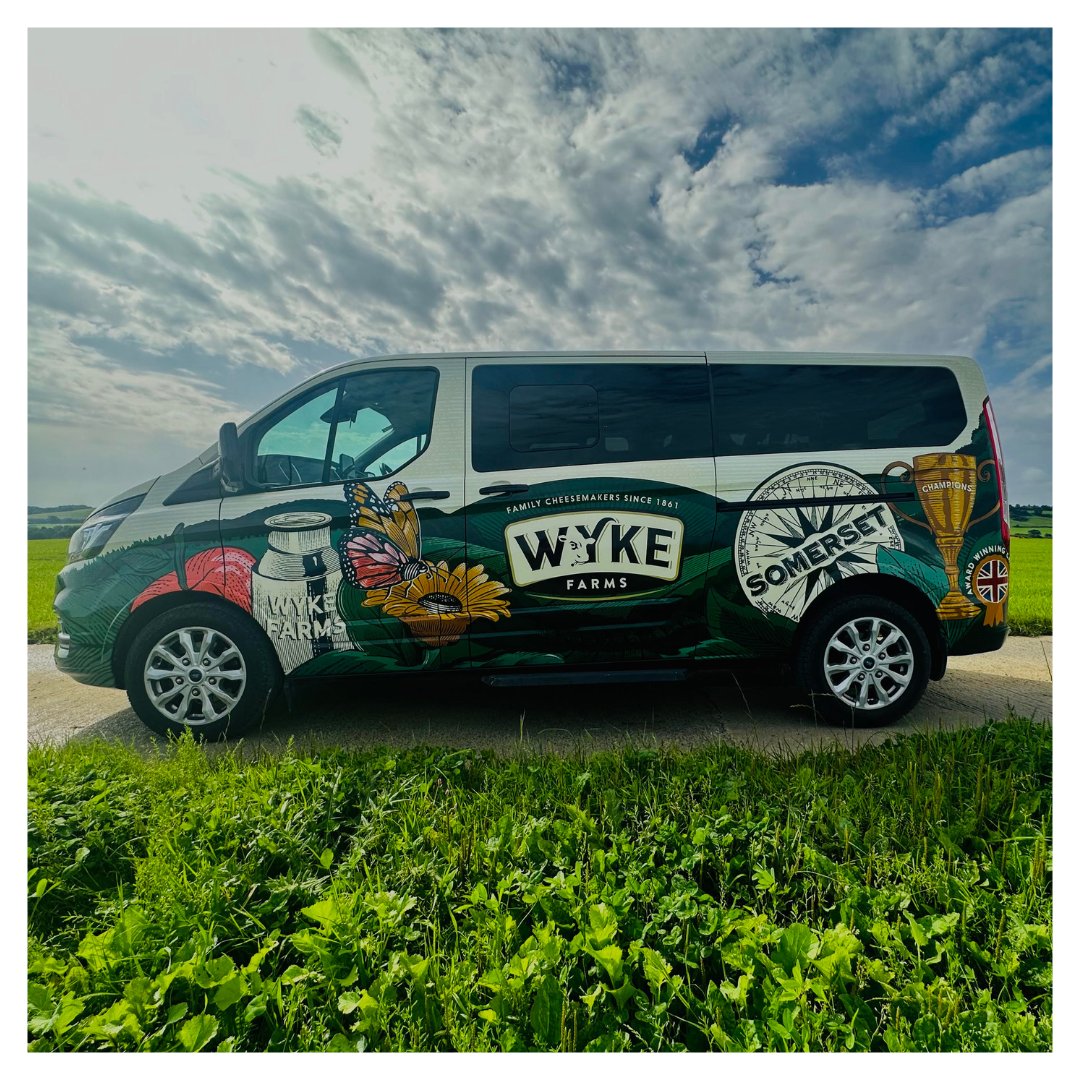 We take pride in offering customers a memorable time when they visit us here at the farm. We are thrilled with our new visitor van, designed to showcase the essence of our brand story & looking pretty cool against the #Somerset landscape surrounding us!