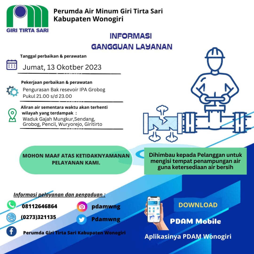 PUDAM Wonogiri (@pdamwng) on Twitter photo 