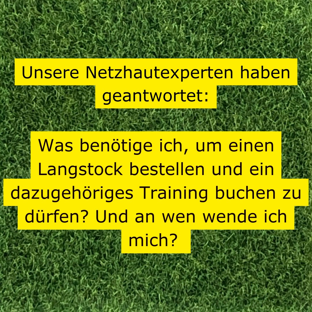 Ohne Hilfsmittel geht es nicht! Aber wie komme ich an die Hilfsmittel und welche passen zu mir?
pro-retina.de/regionalgruppe…
Rehalehrer.de
pro-retina.de/fragen-sie-ihr…
#WocheDesSehens #Netzhauterkrankungen #NetzhautExperten #ZusammenSindWirStark #Verein #WorldRetinaDay #Antworten