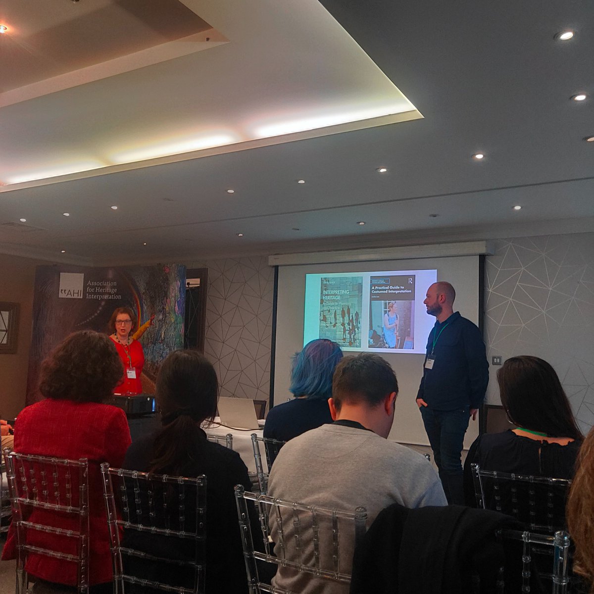 cookoo79's tweet photo. @AHI_Social #ahiconf23 @JackieLeeMAHI and Steve Slack encouraging us to sharing interpretive insight by publishing. https://t.co/asQMneQVvr