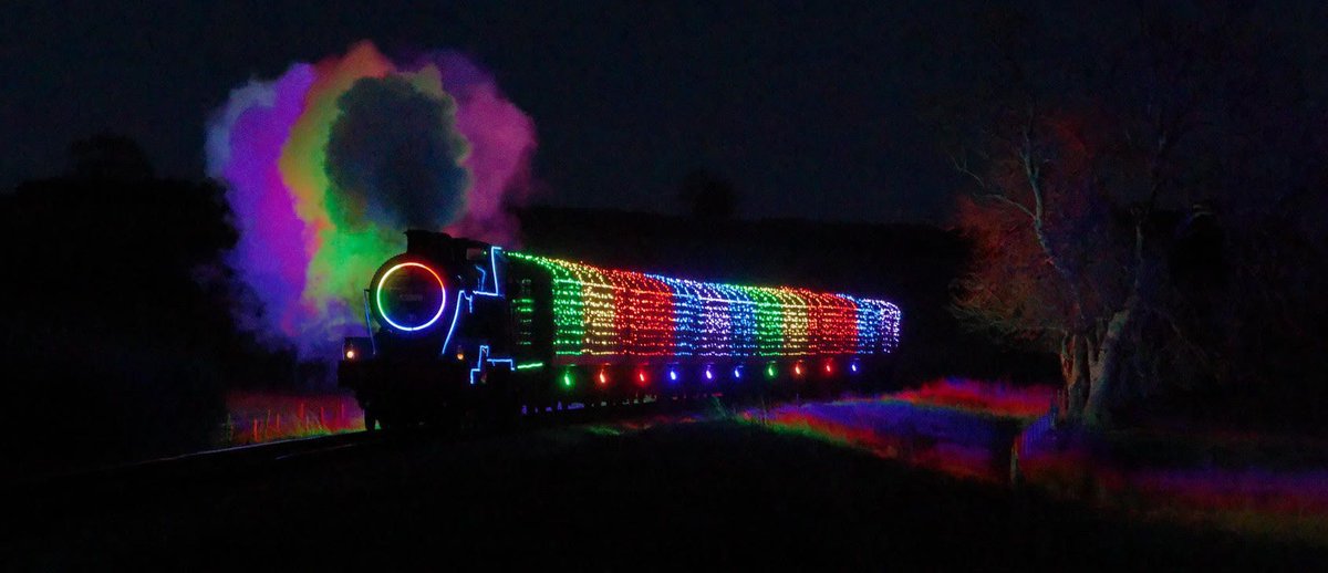 Watercress_Line's tweet photo. Check out our latest Steam Illuminations film showing what's in sort this year: https://t.co/5abfD4iHWf 
For more information and to book tickets: https://t.co/mdVOd5zD7D 
#christmaslights #lighttrain #SteamIlluminations #Hampshire
@visithampshire @alltalresford https://t.co/gJ99JnKGUQ