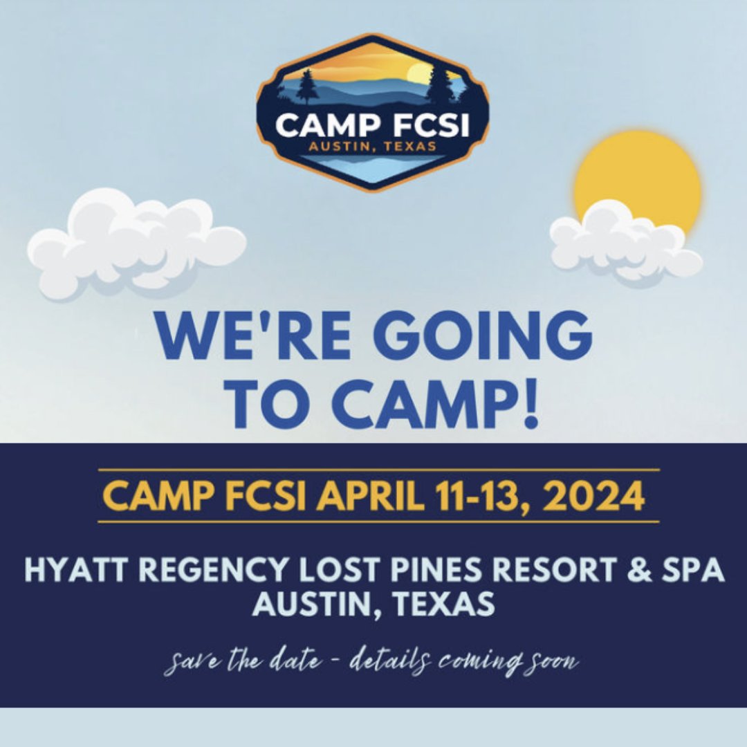 📌 Mark Your Calendars! 📌

🏕️ Camp 2024 is in Austin! Gear up for an unforgettable experience. More details coming soon!

#Camp2024Austin #SaveTheDate #AdventureAwaits