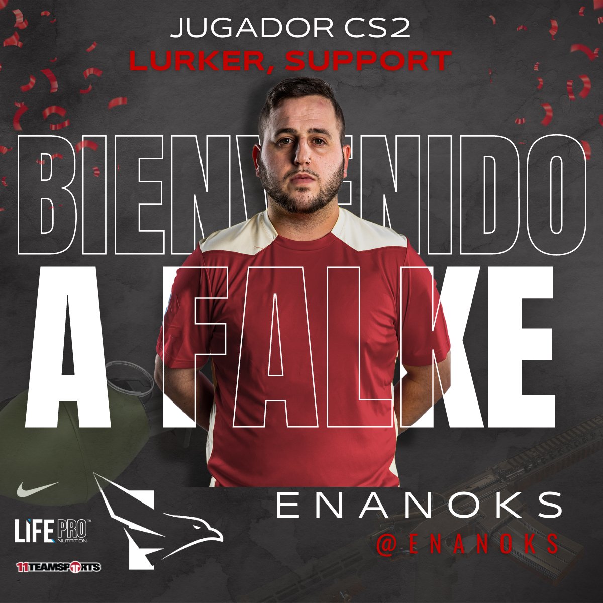 🎉🎮 ¡FICHAJE ESTELAR! 🎮🎉

Hemos tirado el nido por la ventana, ¡y no podríamos estar más contentos! 🪶😃 Damos la bienvenida oficial a nuestro equipo de CS2 a <a href="/enanoks/">enanoks</a>, que ya es parte de los halcones. 🦅💙

#NuevoFichaje #BienvenidoEnanoks #FalkeEsports #AlzamosElVuelo #CS2