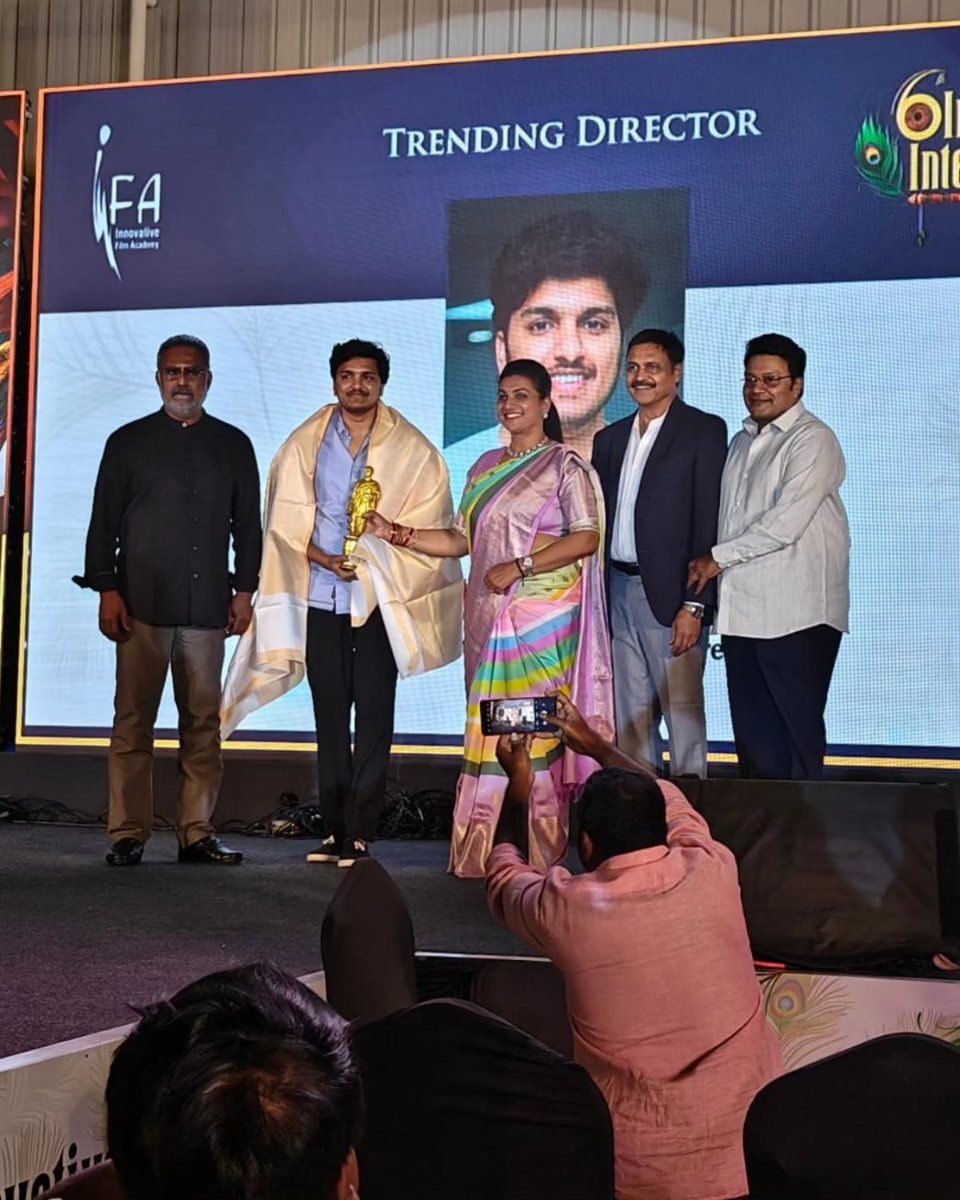 filmymahesh's tweet photo. Recevied Trending Director award from IIFF(Innovative international film festival)
Thank you and honored to represent our film #MSMP 😃
I consider this as the beginning of MSMP award journey!
Every Department of #MSMP has given their best and they all deserve this appreciation! https://t.co/ad4548lHzp