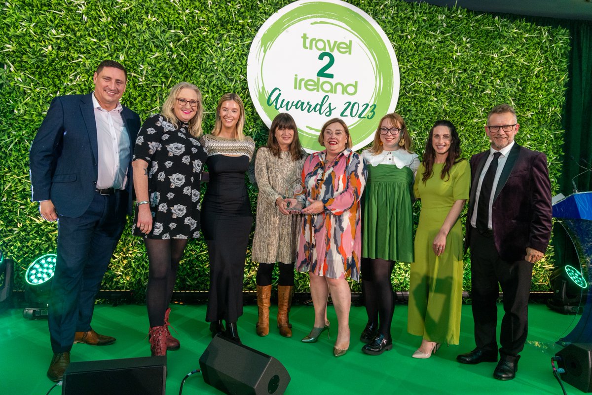 MInventive's tweet image. The team at Milestone Inventive were absolutely delighted to receive the Best Food Festival Award at the @ittn_ie  @travel2ireland_  Awards last week for the Galway International Oyster and Seafood Festival.