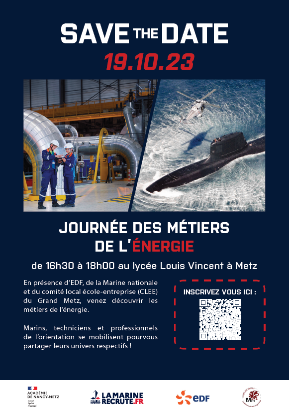 📢Événement🗓️

Vous êtes à la recherche d'un emploi ?

🔌 RDV le 19 octobre au lycée Louis Vincent à #Metz pour la Journée des Métiers de l'#Energie ! 💡Nous avons hâte de vous rencontrer pour échanger sur nos activités et métiers passionnants.⚡️

Rejoignez-nous !🤗
<a href="/RA_GrandEst/">Région académique Grand Est</a>