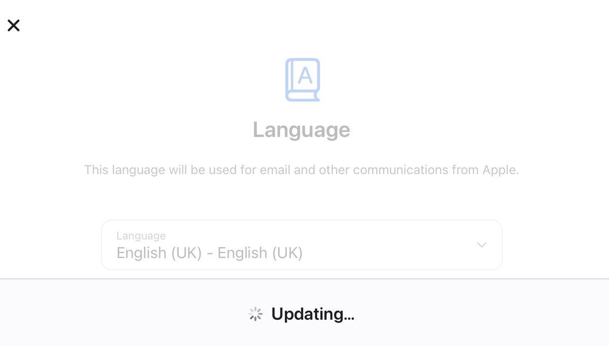 _gcsm's tweet photo. @Apple , this has been like this for some time. It's not possible to change language in the personal setting of AppleID. Seems like an easy fix and apple support says "Apple doesn't yet completely understand the issue". Need any help fixing it? https://t.co/Paw33YT4cq