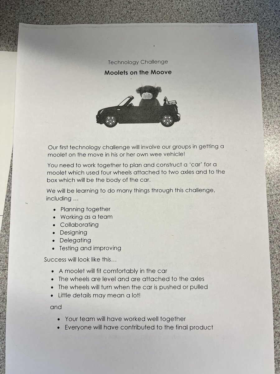 MeiklemillP's tweet photo. All of our pupils from P1-P7 are getting stuck in to our Technology Challenge “Moolets on the Mooove!” Pupil leadership, collaboration, problem solving, creativity and more! #STEM #play #schoolcommunity https://t.co/bGxvEqNIwK