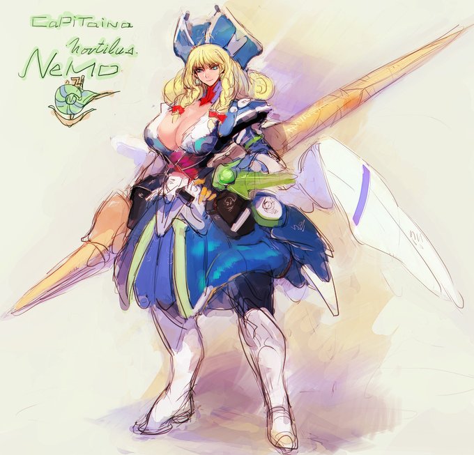 ネモ船長とノーチラス号 