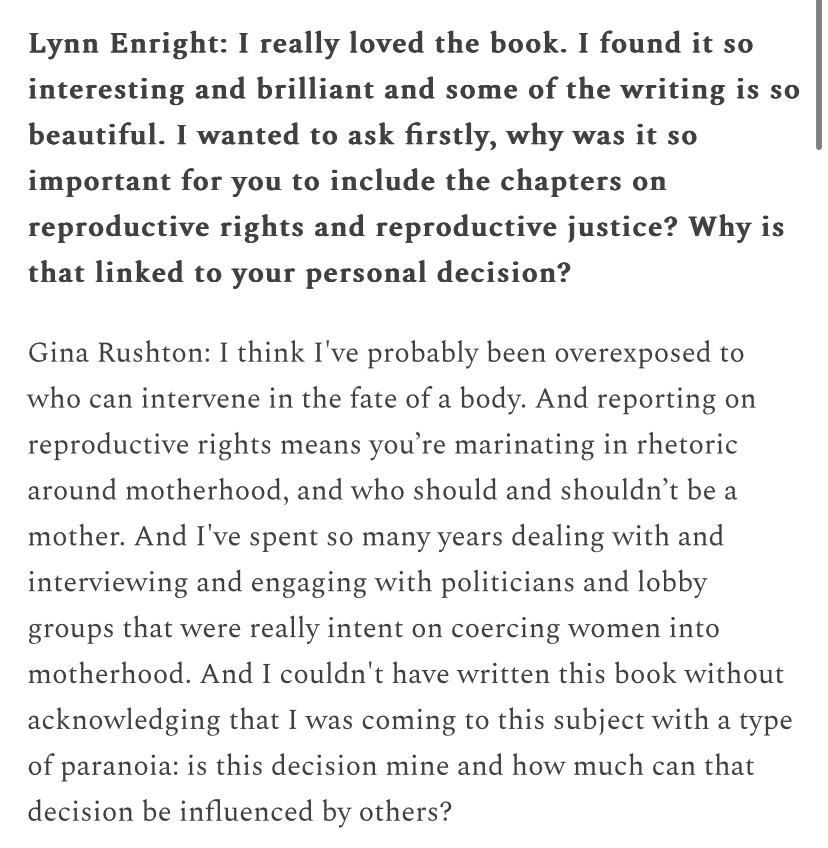 Thoroughly enjoyed this interview with <a href="/lynnenright/">Lynn Enright</a> for her brilliant newsletter! 💌 

howseveryonedoing.substack.com/p/on-deciding-…