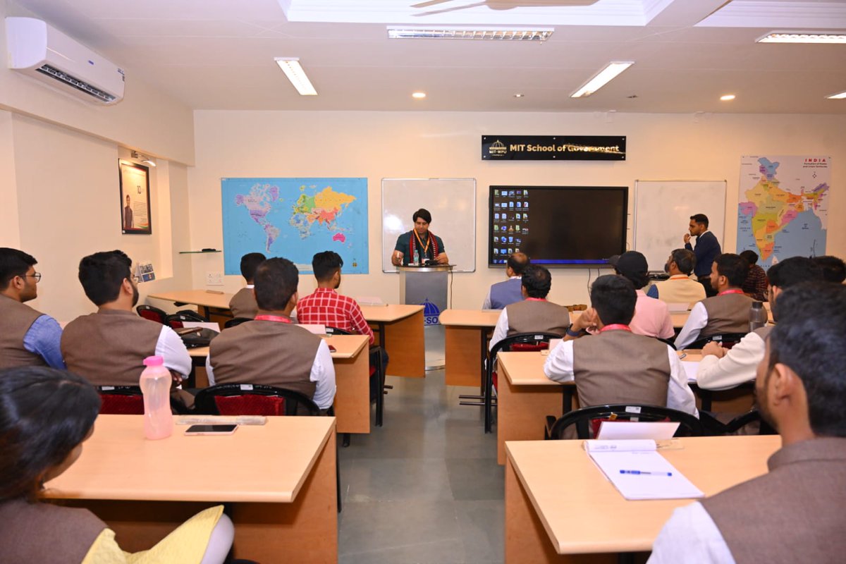 Exciting afternoon at MIT-SOG! We had the pleasure of hosting Shehzad Poonawalla, National Spokesperson of BJP, for a dynamic interaction with our brilliant #MIT_SOG students today

 #MPG #MPG19 #MIT #MITSOG #ShehzadPoonawalla