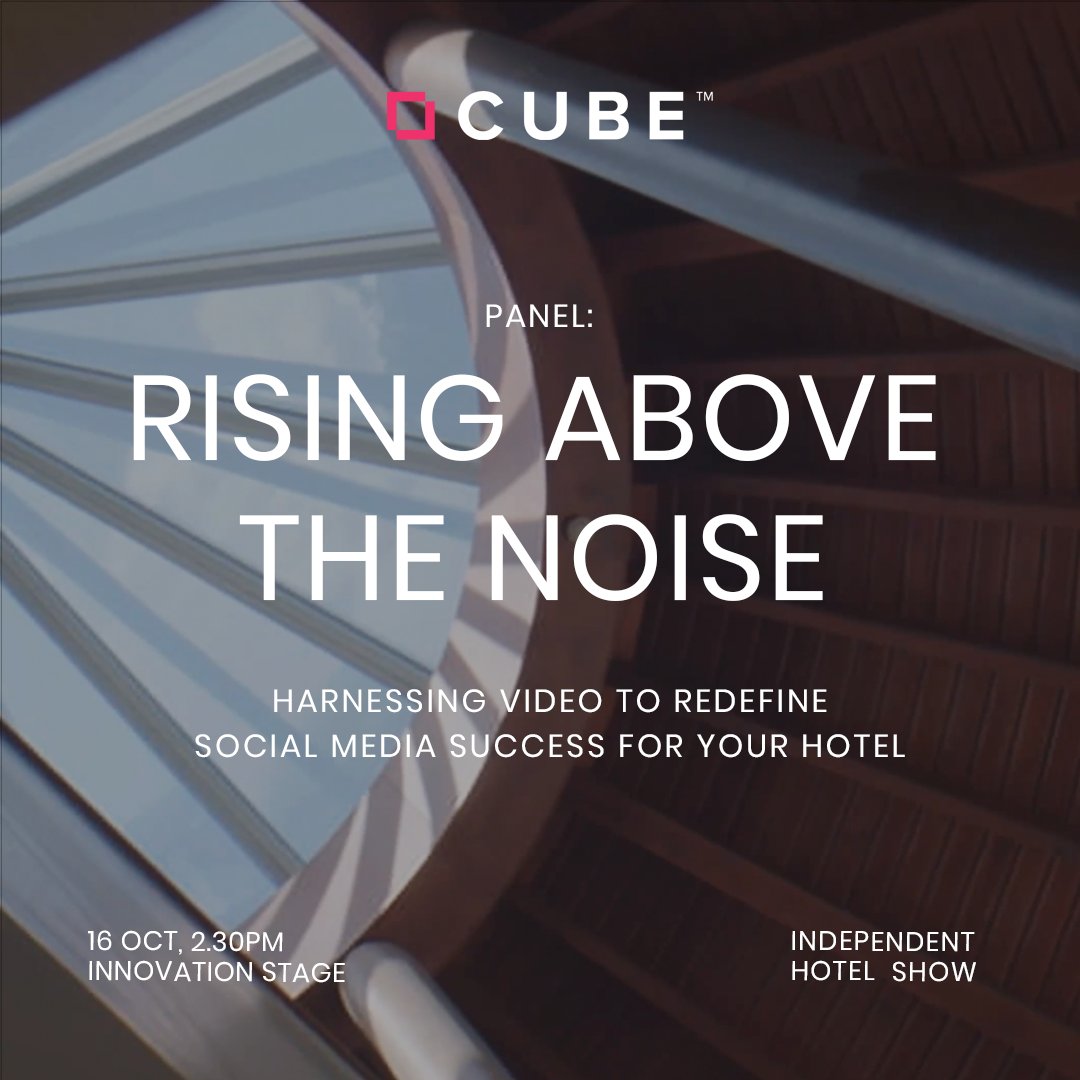 Heading to next week's @IndHotelShowLDN?

Join us on the Innovation Stage next Monday, 2.30pm for our panel - Rising above the noise: Harnessing #video to redefine #socialmedia success for your #hotel... 🎤

Book your space and submit your Q's: independenthotelshow.co.uk/2023seminarpro…

#IHS2023