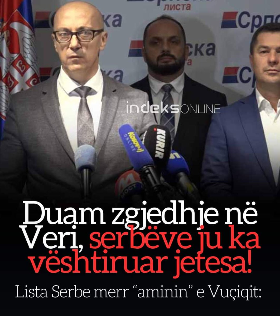 ThisisKaltri's tweet image. #listasrbska (serbian party)wants new elections in north of Mitrovica because they pretend that serbian civilians life has been affected for bad from the things that happened lately there...#ironically cased by themselfs. They are in accord with #Vucic they say. 

#nonsense