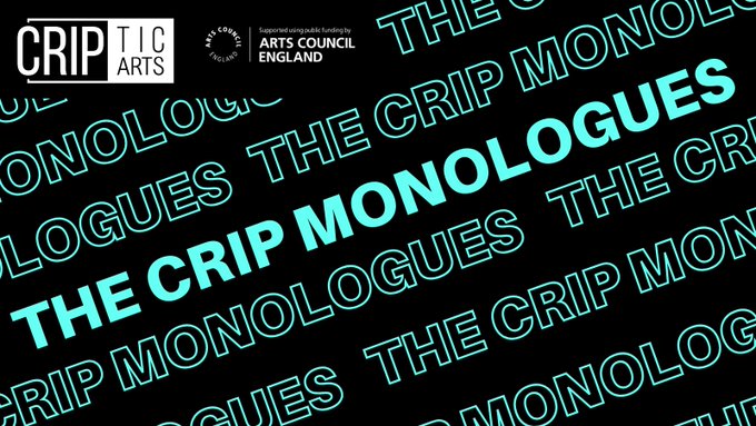 DASH_ARTS's tweet image. CALLOUT! @CRIPticArts seek 12 bold &amp;amp; ambitious writers to be part of The CRIP Monologues. CRIP Monologues unpacks the experience of scrutiny as a disabled person. Pieces can be funny, tragic, fictional, mythical. 

£250-1250. Closing 27 Oct 

tinyurl.com/yus982am

#CRIPticArts