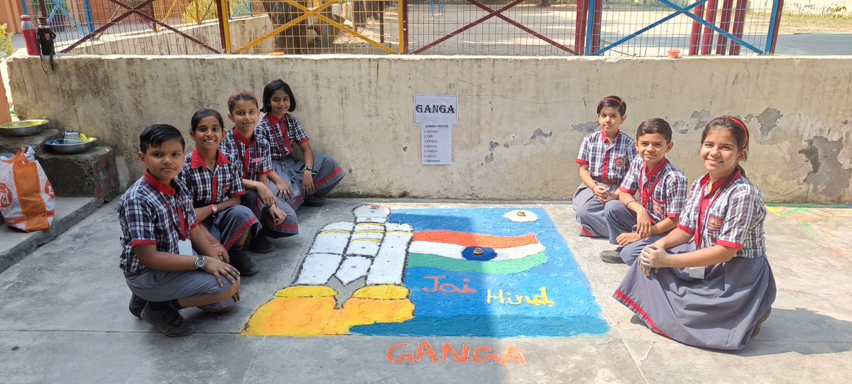 kv1hindan's tweet photo. Our very own #Chandrayaan3 is in the making led by #principal ma'am and students of #PMSHRI KV-1 HINDAN
#rangolimaking
#proud #Indian
Thank you @EduMinOfIndia for selecting KV No 1, Hindan under #PMSHRI School Scheme.
@PMOIndia
@KVS_HQ
@KvsAgra https://t.co/VXyNFQlztb