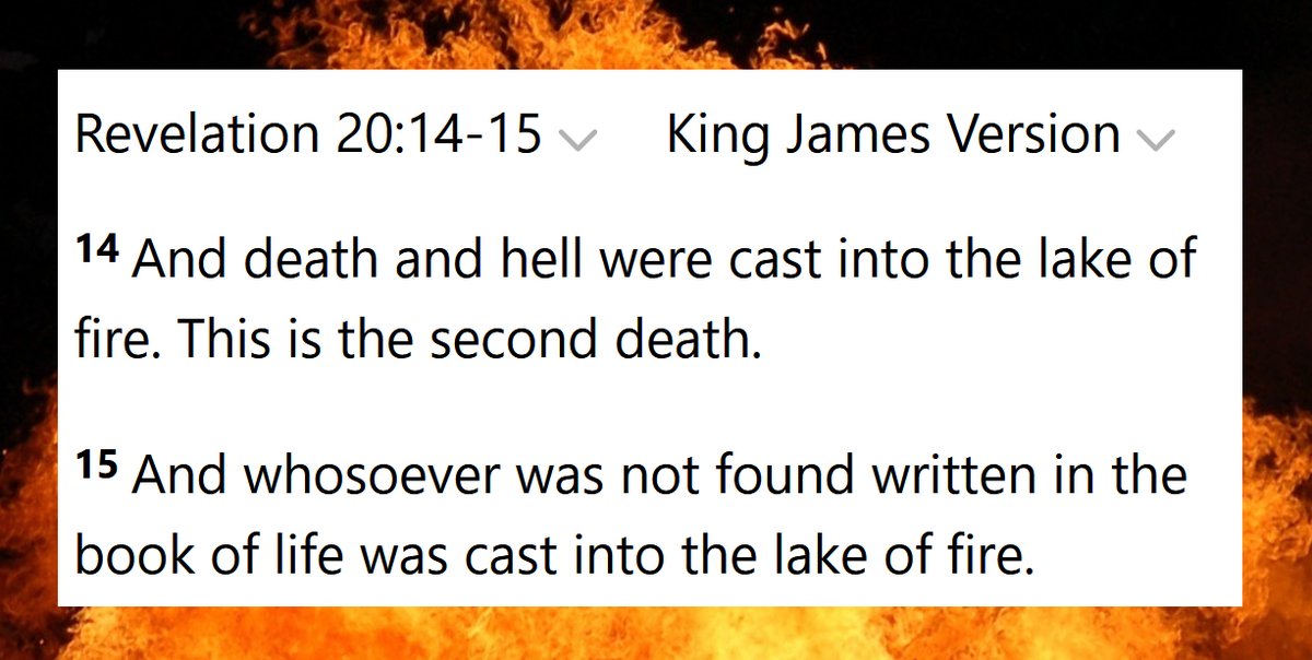 Revelation 20:14-15  

#Bible #Jesus #Christ #JesusChrist #God