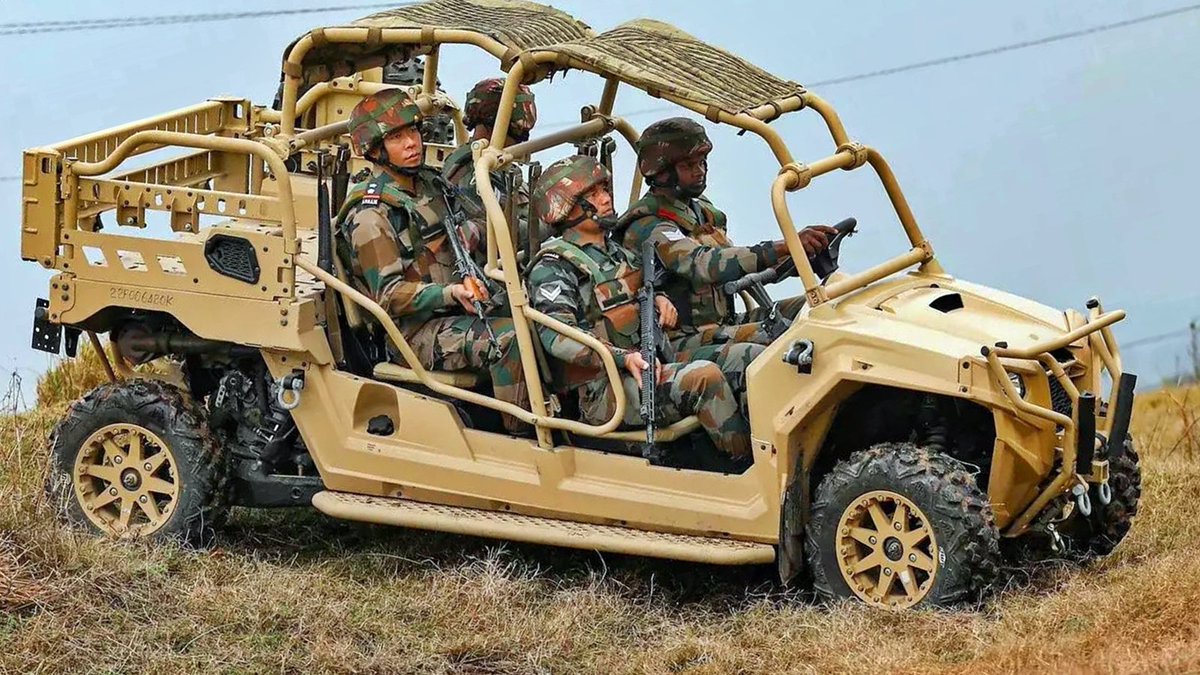 Red_DevilSF's tweet photo. Indian Army Has Become One Of The Largest User Of Polaris MRZR ATV And The 800CC ATV Now Seen With Regular Forces.
 (it used to be Favorite Of SF Due To Excellent Cross Terrain Mobility) https://t.co/B0O9hoysYl