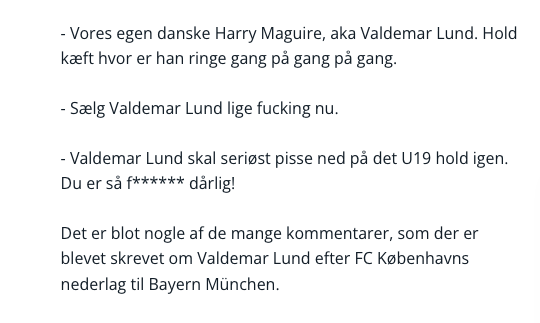 cph_michael's tweet photo. Det her er så fucking usmageligt.
Og i øvrigt er Maguire-kritikken én af mine yndlingsaversioner. Det er to år siden, at han var et pubeshår fra at vinde EM som anfører for sit land.
#fcklive #sldk #stopdet https://t.co/mmtDbkeBZA