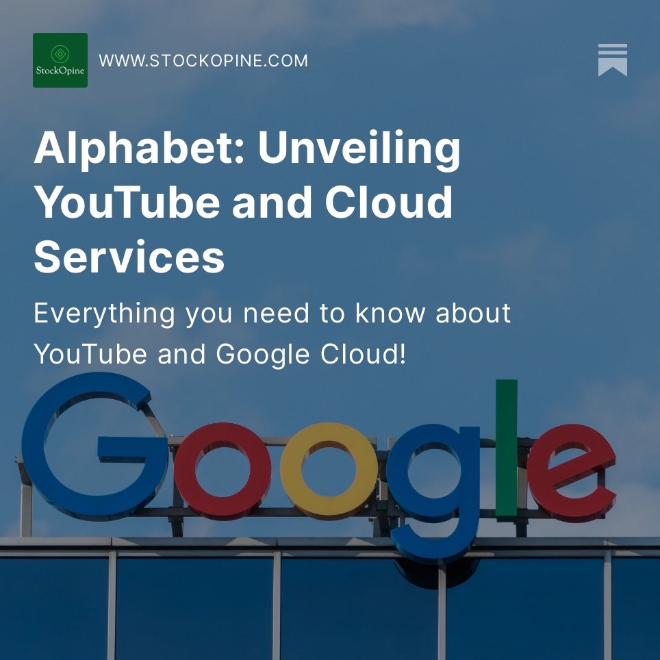 $GOOGL analysis is out!

Everything you need to know about YouTube and Google Cloud along with a DCF and sum of the parts valuation.

A repost really helps out if you find the content valuable 🙏 

Link below ⬇️