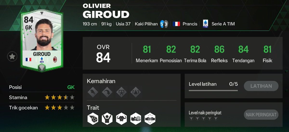 Sejak kapan Giroud jadi kiper cuk?