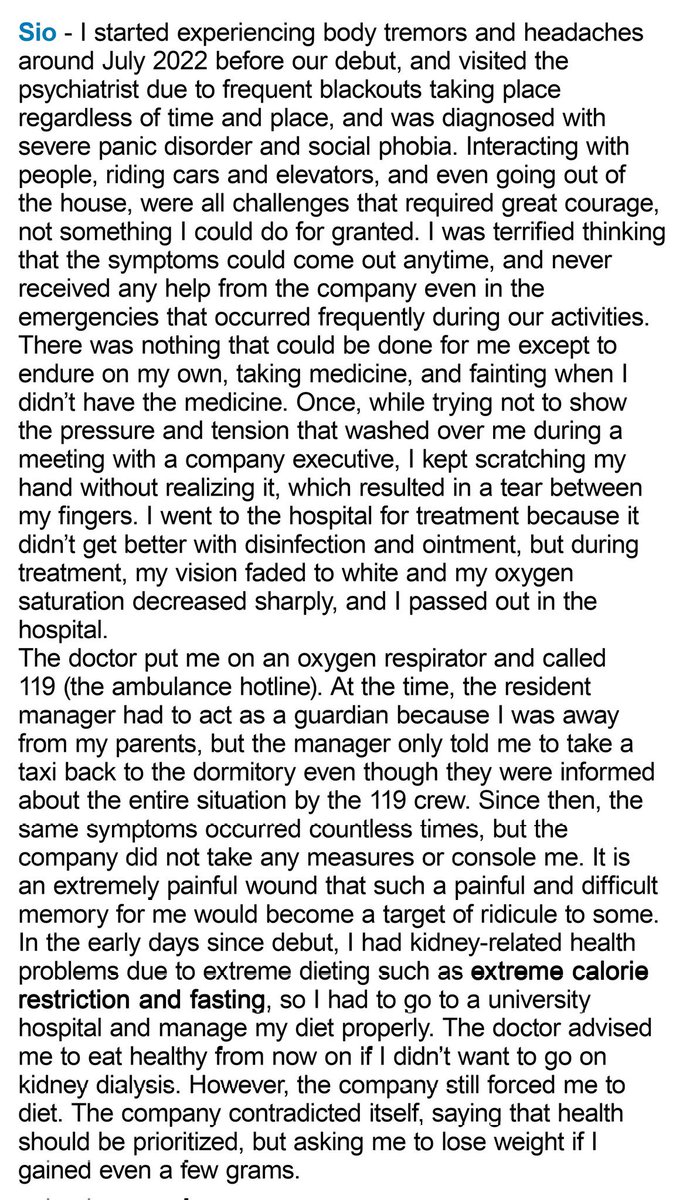 nugupromoter's tweet photo. FIFTY FIFTY have revealed that ATTRAKT has neglected their health, causing them life-threatening symptoms and have shown doctor notes with proof:

“To the agency, we were like machines that had to 
move if even a little battery was remaining in us” https://t.co/eWZSVLXXfF