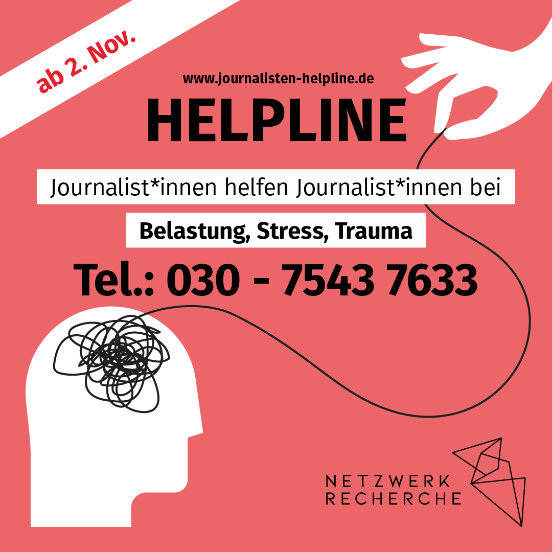 Wir sind froh, dass es bald losgeht: ☎️Am 2. November schalten wir die Helpline frei! Alle Journalist*innen, die unter psychischen Problemen leiden, oder einfach nicht mehr weiter wissen, können sich bei uns melden. Kostenlos & anonym! journalisten-helpline.de