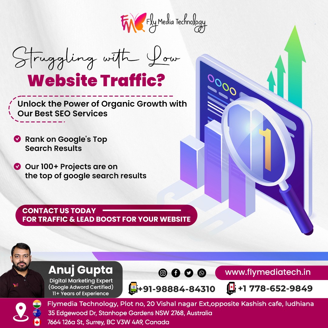 Struggling with Low Website Traffic? Unlock the Power of Organic Growth with Our Best SEO Services ✔Rank on Google's Top Search Results ☎0478255522 flymediatech.com.au #FlyMediaTechnology #WebDesign #WebsiteDevelopment #OnlinePresence #DigitalSolutions #UXDesign