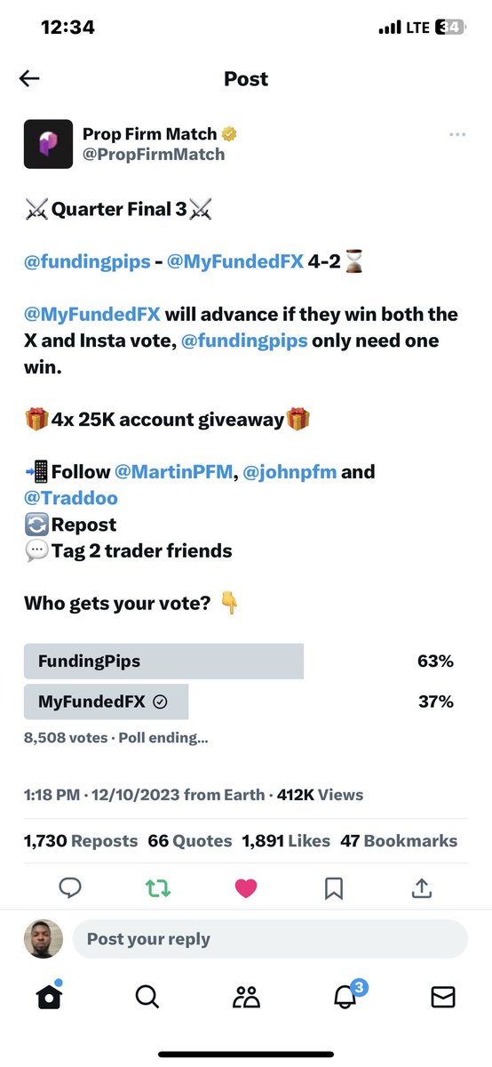 TinezGolden's tweet photo. @MyFundedFX https://t.co/sMzFAK0zzH