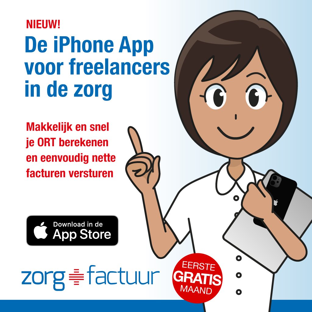 Wil je zelf je urenregistratie doen op je iPhone en dan nette facturen versturen? Kijk dan op: zorgfactuur.app Met automatische ORT en slaapdiensten. Probeer 'm de 1e maand gratis! #zzp #zorg #administratie