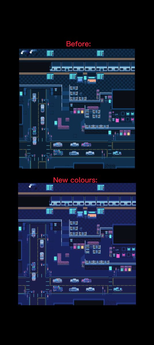 AddinSachen's tweet photo. After a long pause I am kinda back to this project. And as soon as i came back the colours didn't look right so I changed them. Hope it looks better now.

#pixel_art #assetpack #Pixel #PixelEdge #WIP #art https://t.co/uNOyQHP6F8