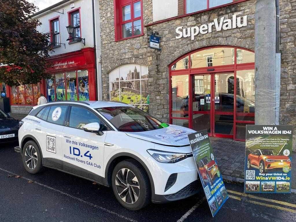 WinAVWID4's tweet photo. Out and about in Cashel today? Make sure to visit Morrissey's SuperValu where we're selling @RockwellRovers #WinAVWID4 fundraiser tickets all day today 😁 (plus you'll go into our bonus draw)

Not around? Don't worry, you can get a ticket online too 🎫➡️ https://t.co/7qOydne4xC https://t.co/TxJ5PjBWWp