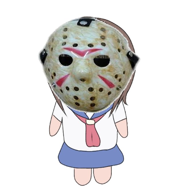 13日の金曜日なので
  ∧( ∧
   (c*○ヮ○)
  (つ🔪J
⊂し ⌒J 