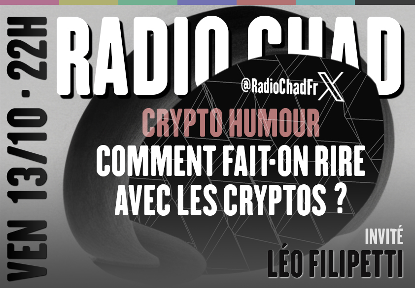 Ne manquez pas le débat de ce soir 🔥

On vous propose d'intéragir avec Léo Filipetti lors d'une émission qui parlera d'humour et de crypto !

Co-fondateur de la NFT Factory, Léo a créé le premier Crypto Comedy Club qui existe maintenant depuis près de 2 ans (21 janvier 2022).