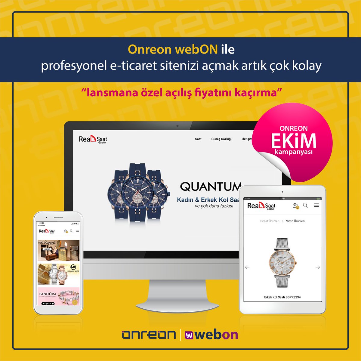 Onreoncom's tweet photo. 🚀 Onreon Durmak Bilmiyor 😎
Onreon, e-ticaret siteleri için gerekli tüm altyapıyı sunmaktadır. Onreon'un altyapıları sayesinde, e-ticaret sitenizi hızlıca kurabilir ve satış yapmaya başlayabilirsiniz. https://t.co/kaOhVvqa0g
