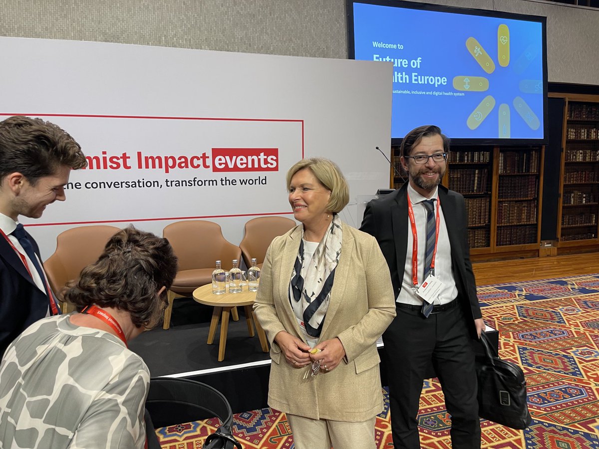 MinaGagaP's tweet photo. A great event organized by the Economist  on the future of health in Europe. Patient representatives, doctors, hospital managers, industry, institution and representative https://t.co/Y9cdcLglRJ