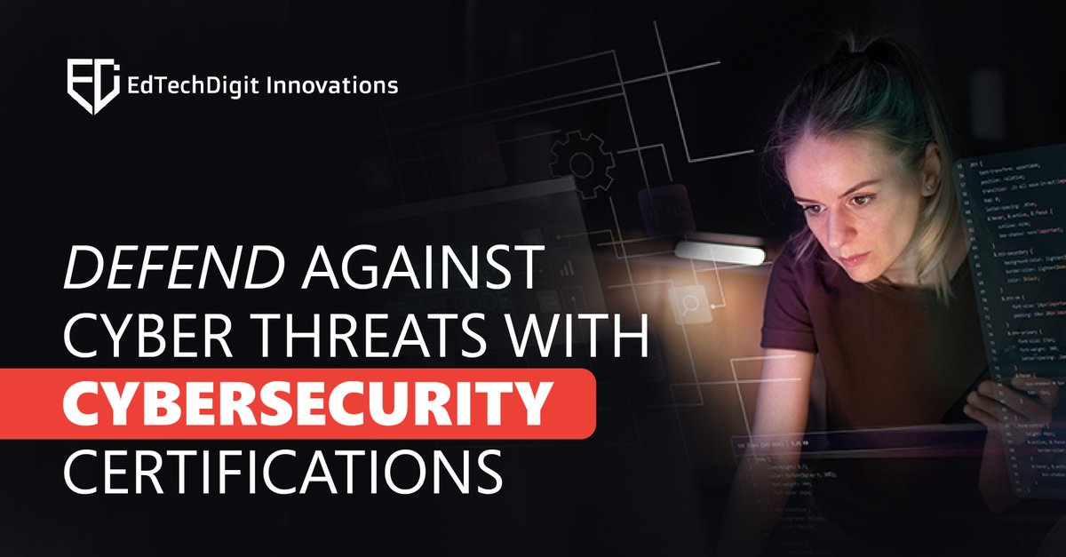 Discover how EdTechDigit, in partnership with USCSI®, is bridging the cybersecurity skill gap with cutting-edge certification programs. bit.ly/3ZVKVmF

#Edtechdigitinnovations #edtechdigit #CybersecurityHeroes #CyberSafetyMatters #SecureYourFuture #CyberGuardians