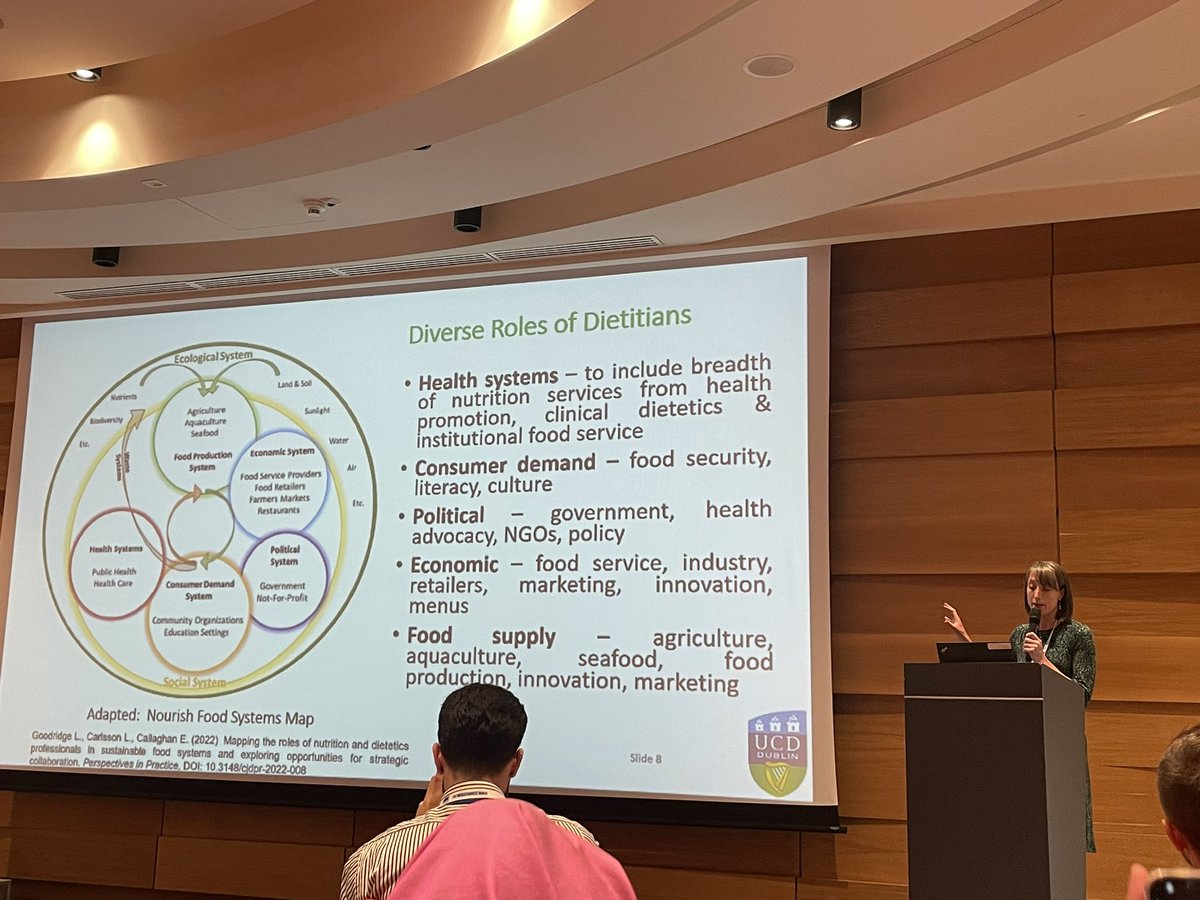 <a href="/brownenutrition/">Sarah Browne</a> presenting elegantly on the roles of dietitians in sustainable food systems <a href="/efad_org/">EFAD</a> <a href="/trust_indi/">INDI</a> <a href="/ucd_sphpss/">UCD Public Health, Physiotherapy & Sports Science</a> <a href="/UCDFoodHealth/">UCDFood&Health</a>