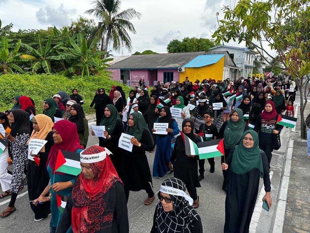 thaureef's tweet photo. ގއ. ވިލިނގިލި  ފަލަސްތީނާ އެކު 🇵🇸 https://t.co/JQ3CRWQyTz