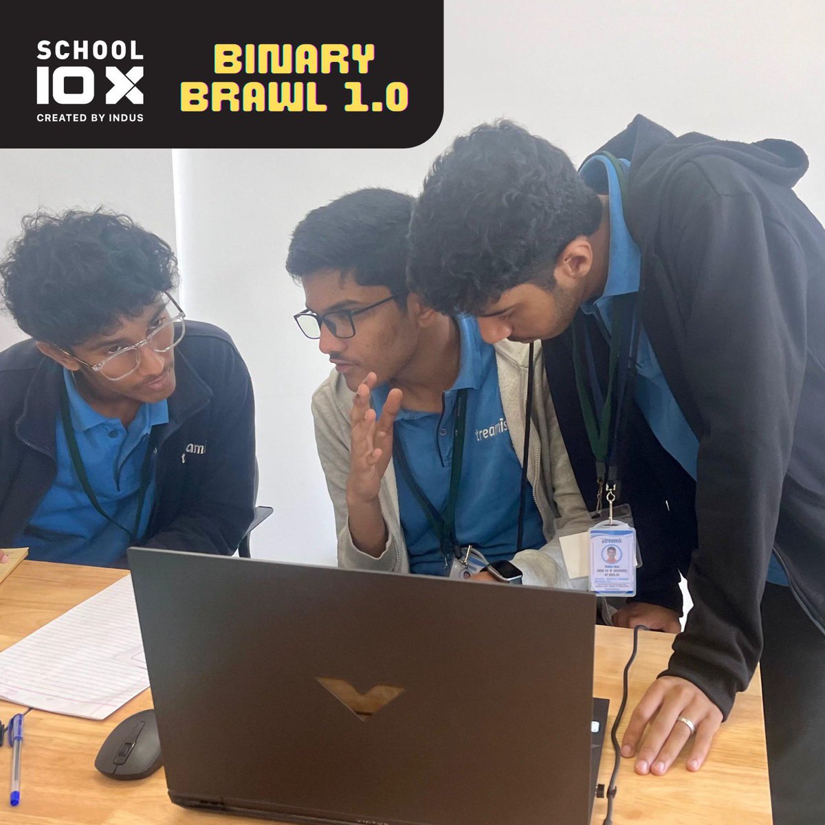 10xinternation's tweet image. The event so far has been a whirlwind of talent and tenacity. Here are the exclusive glimpses of Binary Brawl 1.0 as students from diverse schools showcase their brilliance and innovation in full swing!
#10xinternationalschool  #codinghackathon #codinghackathon2023 #codingodyssey
