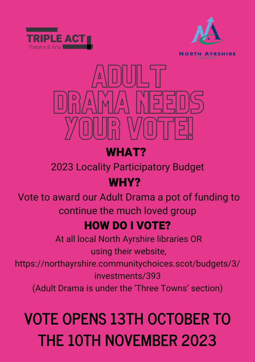 Triple Act Theatre & Arts 🎭 tweet media