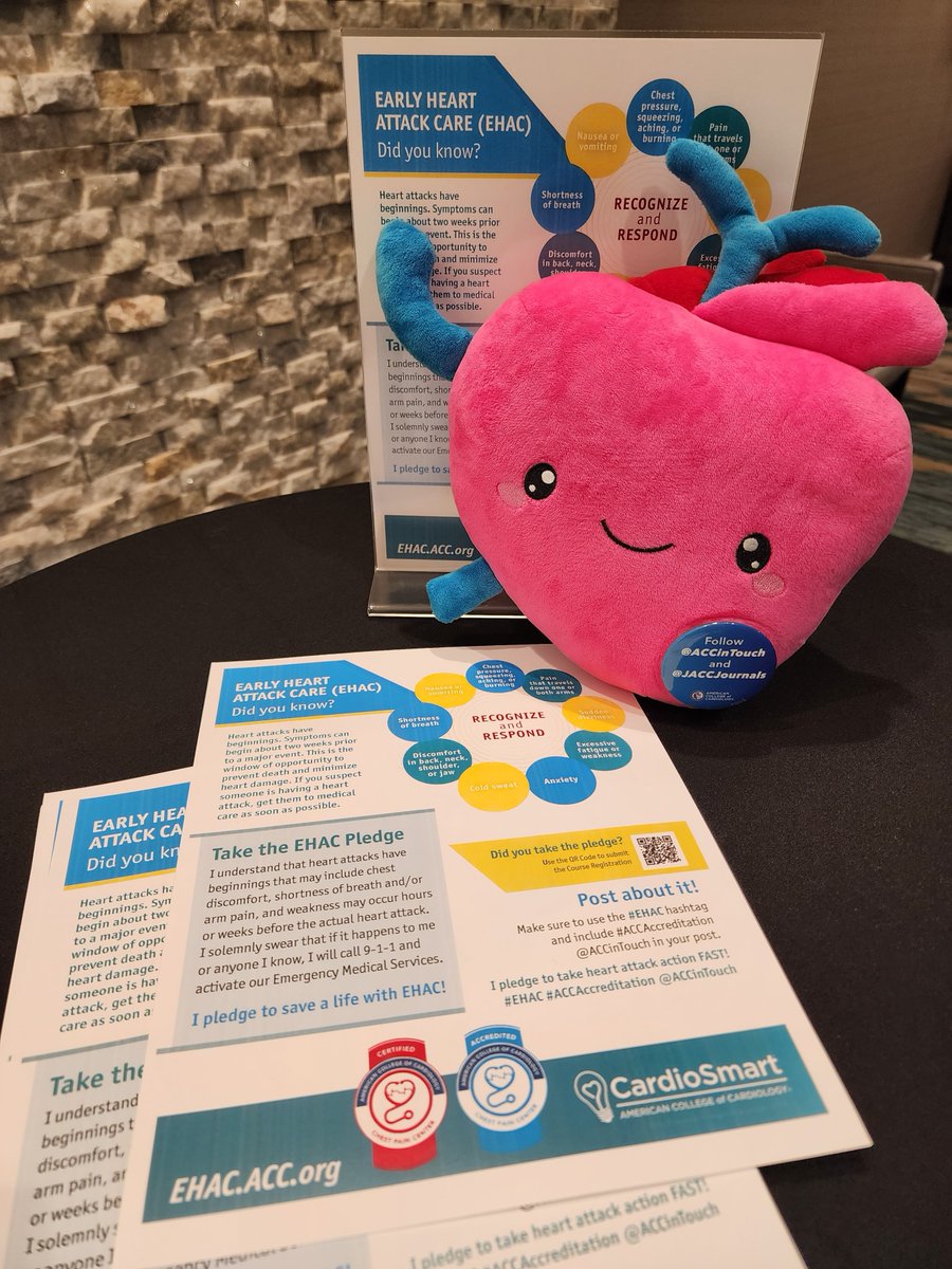 ACCinTouch's tweet photo. #ACCQuality23: Have you taken the EHAC pledge yet? There’s still time! Stop by the table outside the Summit Showcase to scan the QR code and take a picture to share on social media with #EHAC. Learn more about EHAC education: https://t.co/grl5XQychQ
#ACCAccreditation https://t.co/7bZJGBhSCU