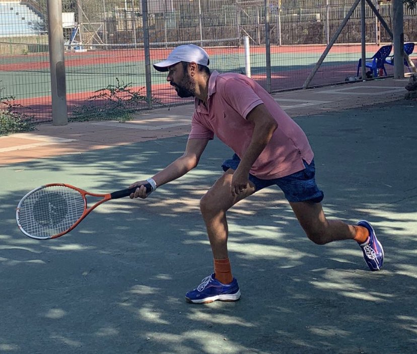Until last Saturday I had never experienced a war. Only terror and Jew hatred. 
Until this morning I had never played tennis. 

The war won’t stop me from living my life.
We will win! 🇮🇱