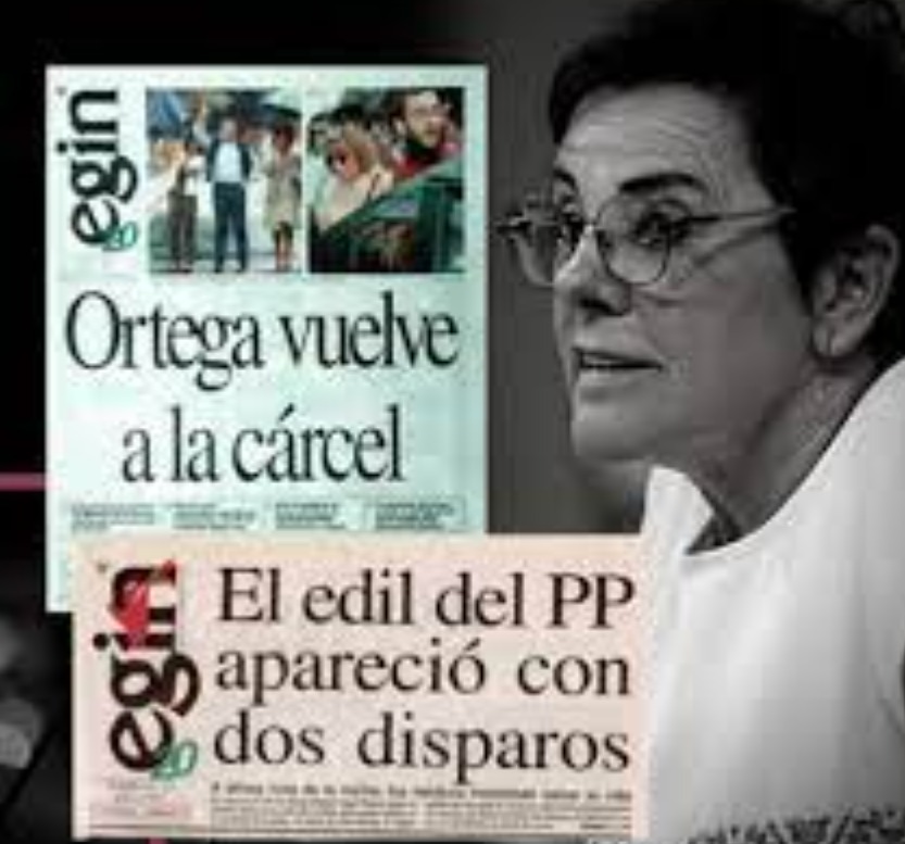 Santi_ABASCAL's tweet photo. Condenada por hacer apología del terrorismo, amiga de etarras y editora de la propaganda de ETA. Hoy es socia del autócrata Sánchez. Él es culpable, pero hay otros responsables: quienes votaron NO a la ilegalización de Bildu cuando VOX lo propuso en el Congreso. https://t.co/7Oz4uoxNGk